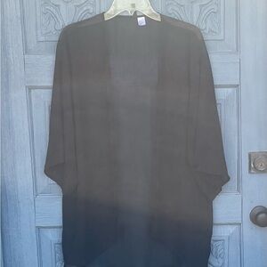 H&M Divided Black Sheer Cardigan